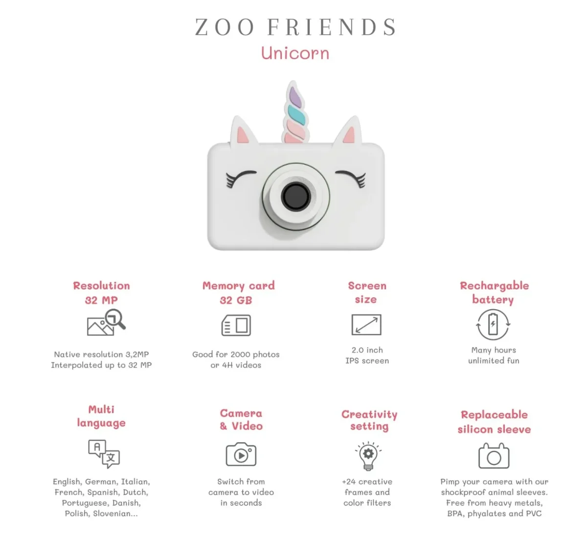 Appareil photo Licorne - 3+ – Image 3
