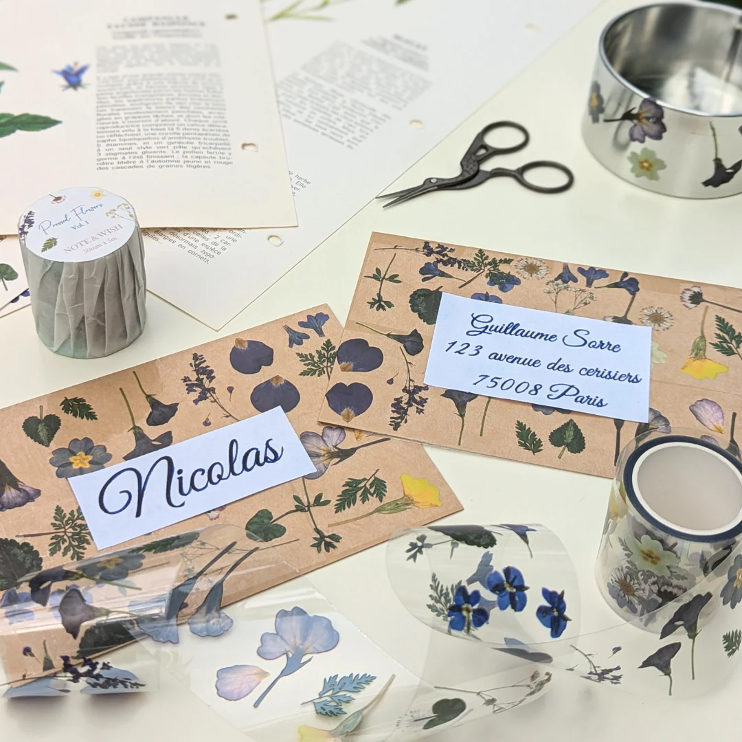 Ruban Adhésif Note & Wish Fleurs Pressées – Image 5